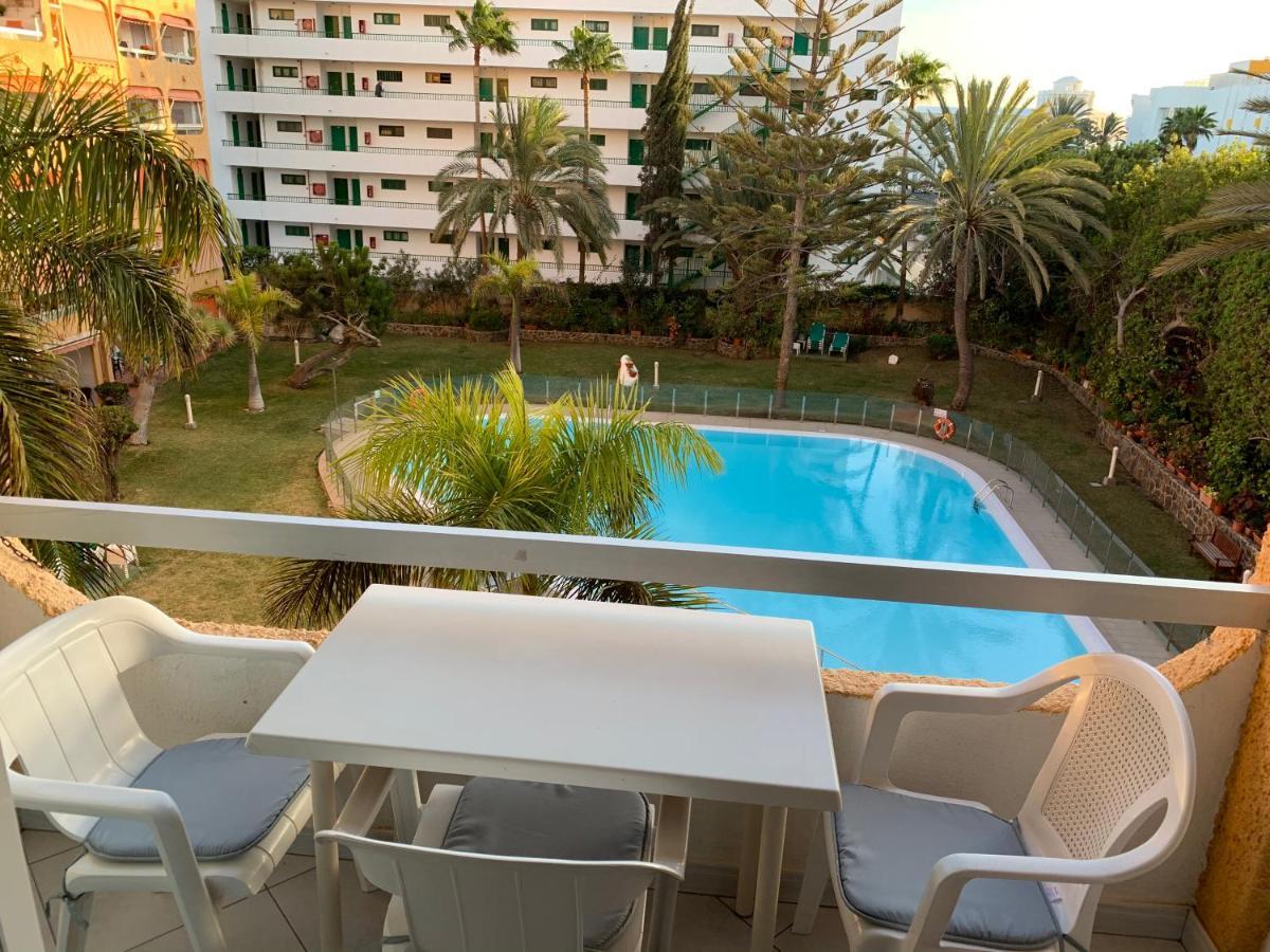 Appartement wonderful, lovely&quiet studio in playa del Inglés - WiFi free Extérieur photo